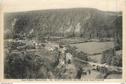 CPA Les Alpes Mancelles Saint Leonard des Bois et le Haut Fourche