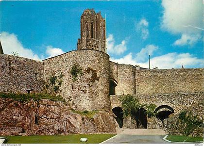 Carte Postale - 50 - Saint-Lo - Les Remparts et Notre-Dame - Flamme Postale de Saint-Lo - CPM - Voir Scans Recto-Verso -