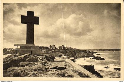 CPA Cote D Emeraude Saint Lunaire La Croix de La Pointe du Decole