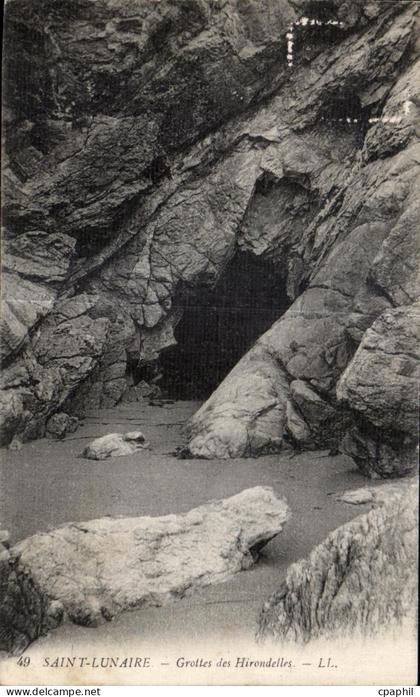 CPA Saint Lunaire Grottes des Hirondelles