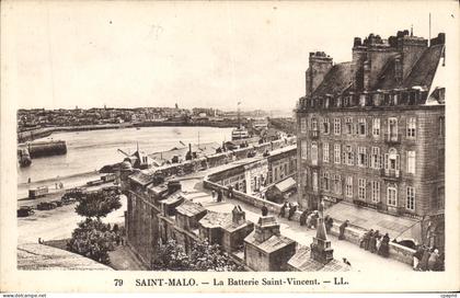 CPA Saint Malo La Batterie Saint Vincent