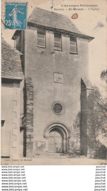 S15-15) SAINT MAMET (CANTAL) L' EGLISE