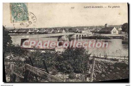 CPA Saint Mammes Vue generale