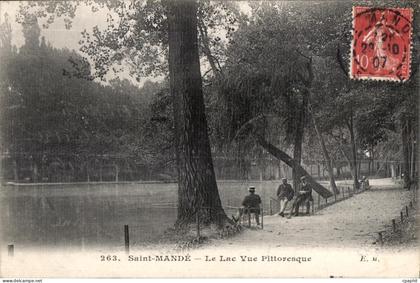 CPA Saint Mande Le Lac Vue Pittoresque