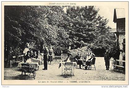 - ref - H604 -  isere - saint marcellin - st marcellin - le parc du nouvel hotel - j .  thome proprietaire -