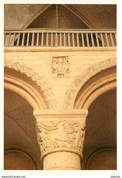 76 - Saint Martin de Boscherville - Abbaye Saint-Georges - Chapiteau transept nord et tribune - Art Religieux - Carte Ne
