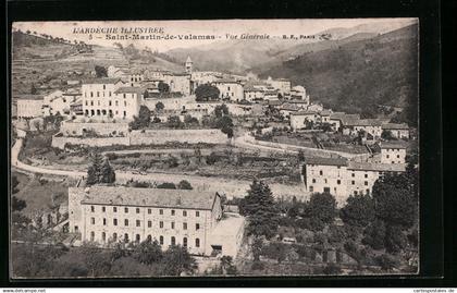CPA Saint-Martin-de-Valamas, Vue Gènèrale
