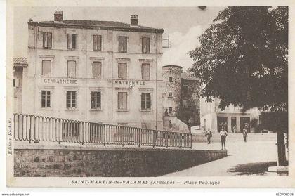 Saint Martin de Valamas Place Publique