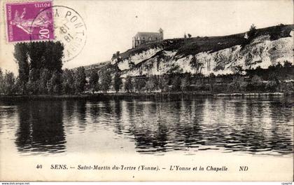 Sens CPA Saint Martin du Tertre L'Yonne et la chapelle