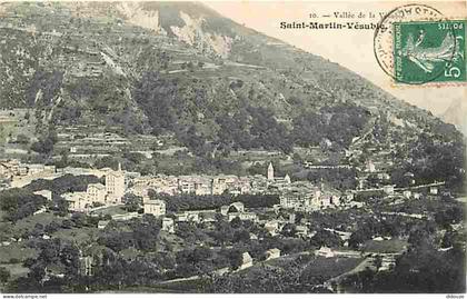 06 - Saint Martin Vésubie - Vue Générale - Oblitération ronde de 1909 - CPA - Voir Scans Recto-Verso