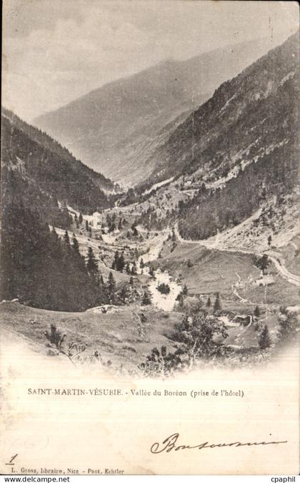 CPA Saint Martin Vesubie Vallee du Borcon