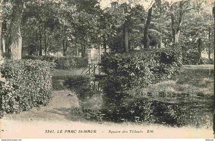 Carte Postale Ancienne - 94 - Saint Maur des Fosses - Parc Saint Maur - Square des Tilleuls - CPA - Voir Scans Recto-Ver