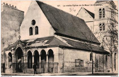 CPA  Carte Postale  France  Saint-Maur-des-Fossés l'église Saint-Nicolas  VM110026