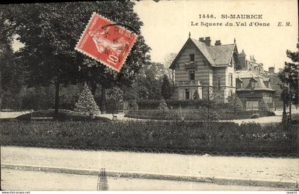 CPA Saint Maurice Le Square du Val d Osne