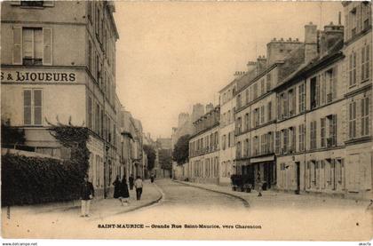 CPA St-Maurice Grande Rue Saint Maurice FRANCE (1370121)