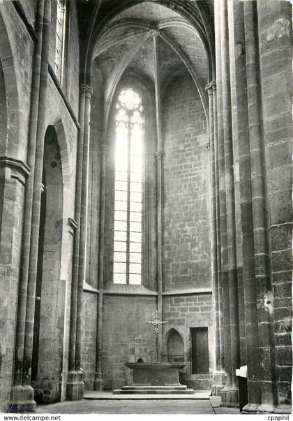 CPM Saint Maximin la Sainte Baume (Var) Basilique du XIIIe Siecle Abside du Collateral Nord