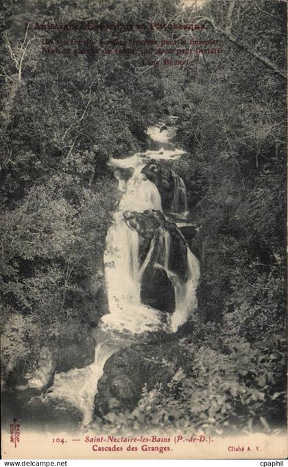 Saint Nectaire - Cascades des Granges CPA
