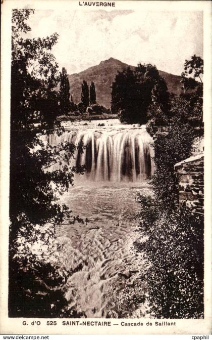 Saint Nectaire CPA Cascade de SAillant