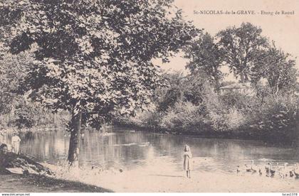 82 / SAINT NICOLAS DE LA GRAVE / ETANG DE RAOUL