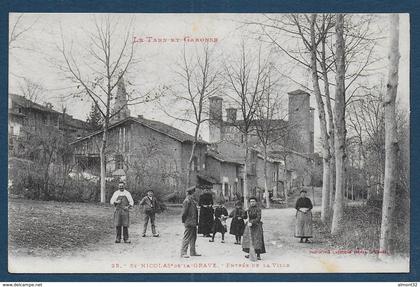 SAINT NICOLAS DE LA GRAVE - Entrée de la Ville