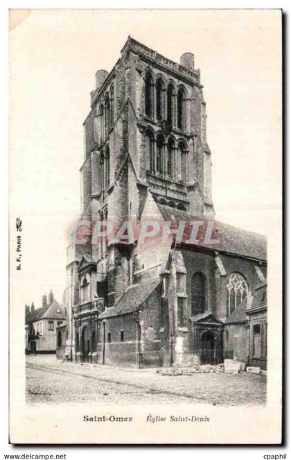 CPA Saint Omer Eglise Saint Denis