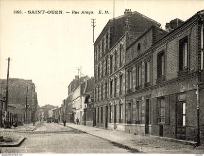 CPA Saint Ouen Rue Arago