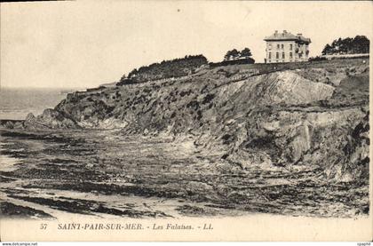 CPA Saint Pair sur Mer Les Falaises