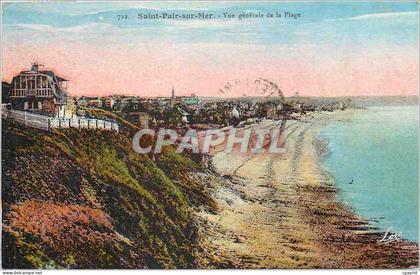 CPA Saint Pair sur Mer Vue generale de la Plage