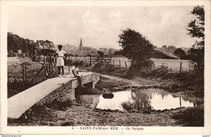 Saint Pair sur mer CPA La Suigne