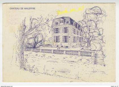 {92907} 72 Sarthe Saint Paterne Arçonnay , Château de Maleffre