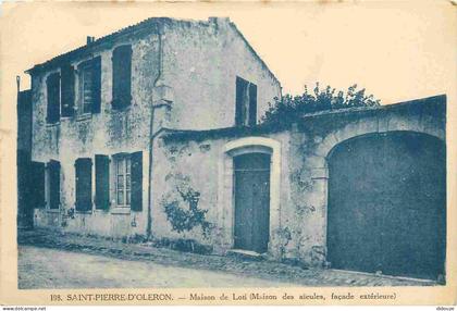 17 - Saint-Pierre-d'Oleron - Maison de Loti - Maison des aïeules - façade extérieure - CPA - Voir Scans Recto-Verso