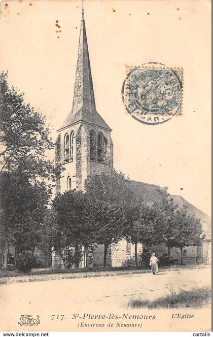 91-SAINT PIERRE LES NEMOURS-N°6041-F/0261