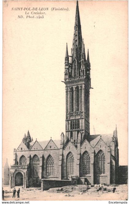 CPA Carte postale France  Saint-Pol-de-Léon  Le Creisker  VM80036
