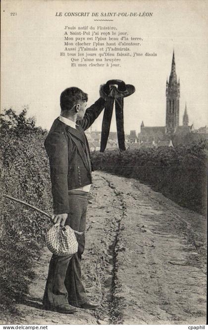 CPA Le conscrit de Saint Pol de Leon