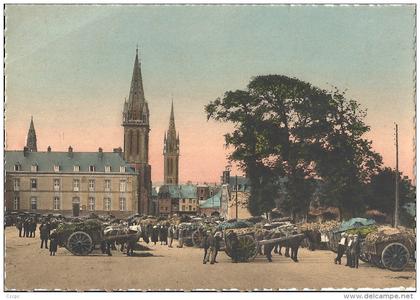 CPA Saint-Pol-de-Léon Le Marché des artichauds