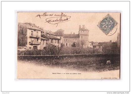 34 ST PONS Tour du Comte Pons, ed Létuvé, 1904, dos 1900