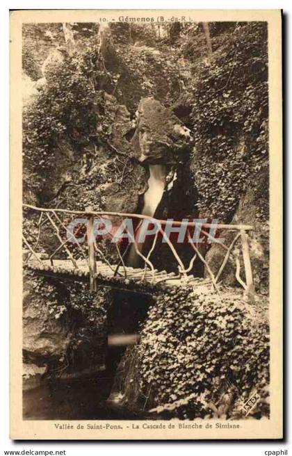 CPA Vallee de Saint Pons La Cascade de Blanche de Simiane