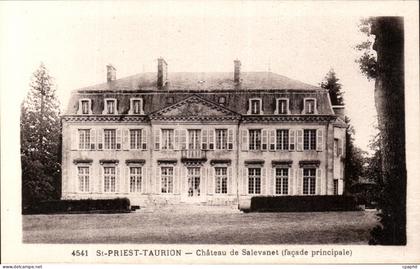 CPA St Priest Taurion Chateua de Salevanet