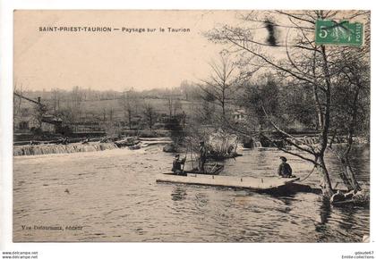 SAINT PRIEST TAURION (87) - PAYSAGE SUR LE TAURION
