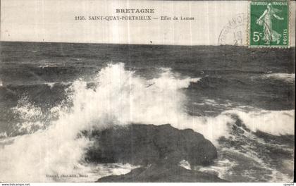 CPA Saint Quay Portrieux Bretagne Effiet de Lames