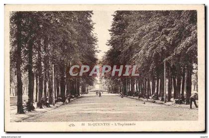 Saint Quentin - L Esplanade - CPA