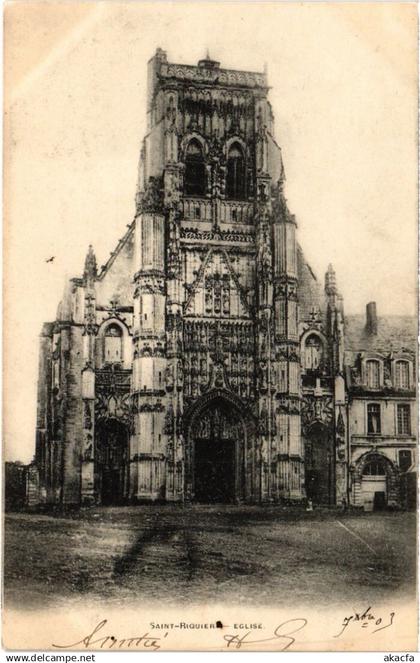 CPA SAINT-RIQUIER Eglise - Interieur (1292099)
