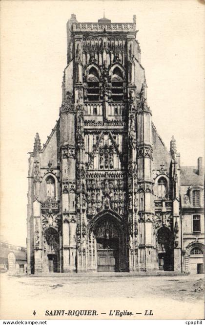 CPA Saint Riquier l'eglise