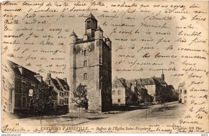 CPA SAINT-RIQUIER SAINT-RICQUIER - Beffroi de l'Eglise (1292097)