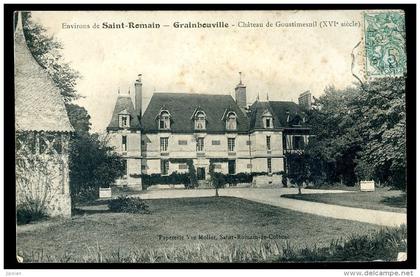 cpa du 76 environs de Saint Romain  Grainbouville  Château de Goustimesnil   JUI36