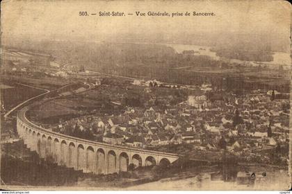 Saint Satur - Vue Generale - CPA