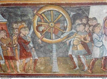 86 - Saint Savin sur Gartempe - Intérieur de l'église - Saint-Savin subit le supplice de la roue - Art Peinture Religieu