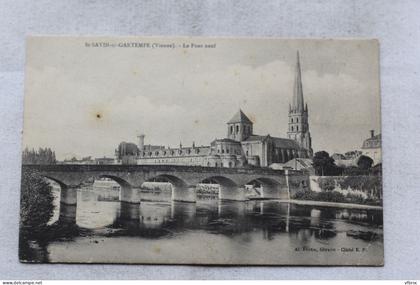 Saint Savin sur Gartempe, le pont neuf, Vienne 86