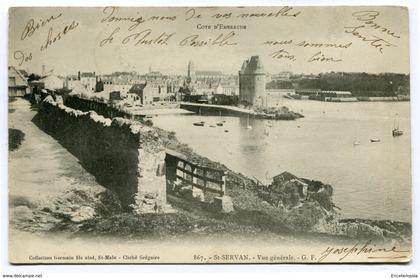 CPA - Carte Postale - France - Saint Servan - Vue Générale - 1902 ( CP4491 )