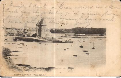CPA Saint Servan Tour Solidor